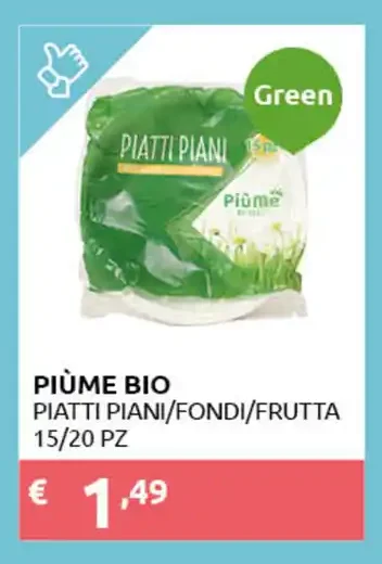 Piatti piani/fondi/frutta