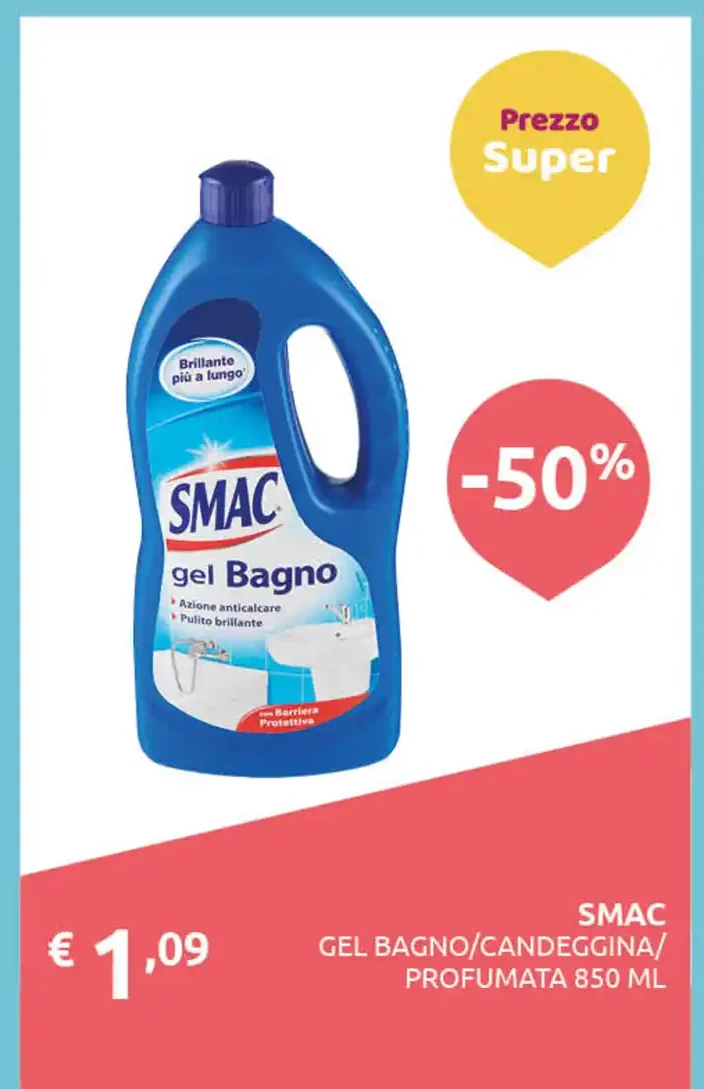 Gel bagno/candeggina/profumata