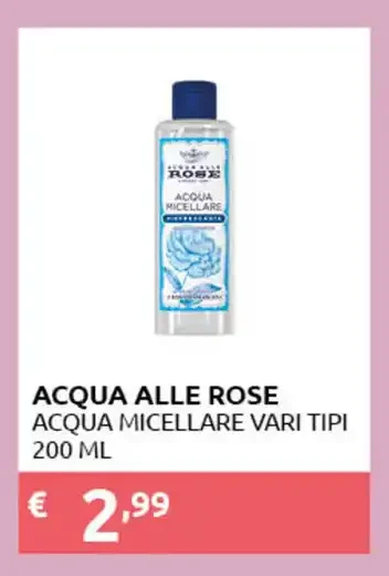 Acqua micellare vari tipi