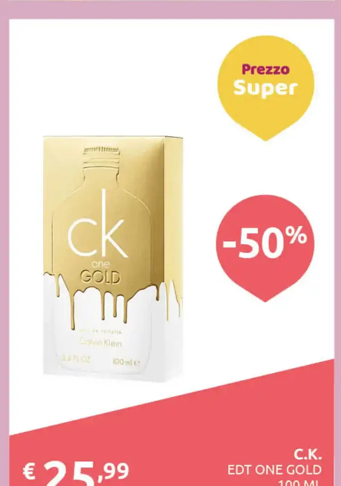 Eau de toilette One Gold