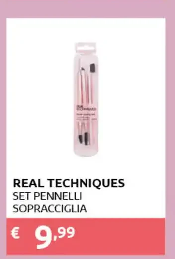 Real Techniques Set pennelli sopracciglia