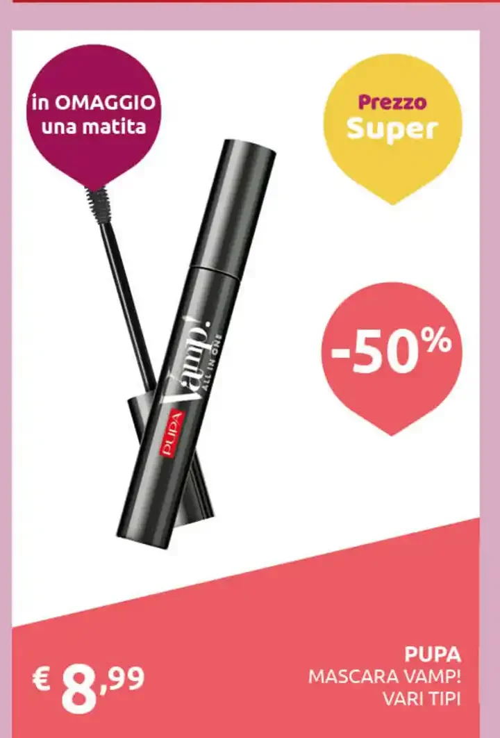 Pupa Mascara Vamp! vari tipi