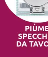 Piùme Specchio da tavolo