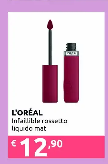 Infaillible rossetto liquido mat