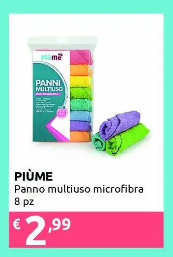 Panni multiuso microfibra