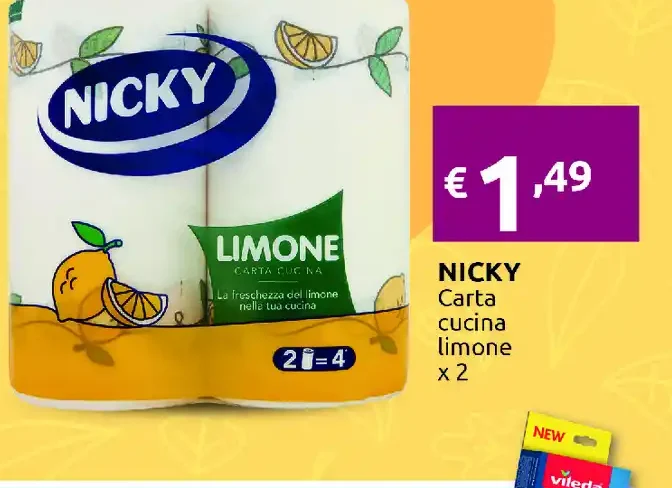 Carta cucina al limone