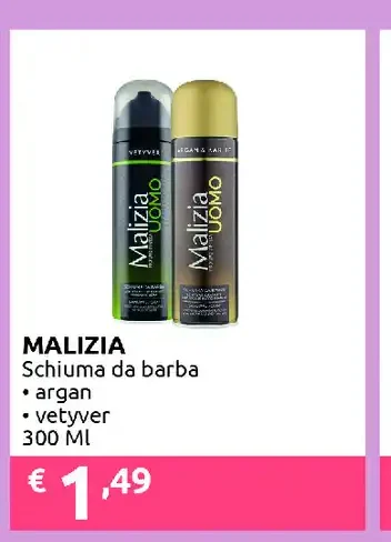 Schiuma da barba Malizia