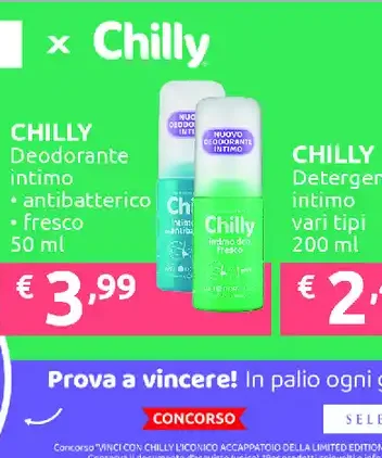 Deodorante intimo Chilly