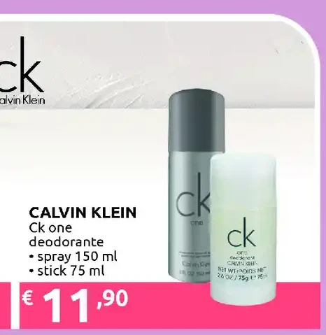 Calvin Klein CK One deodorante