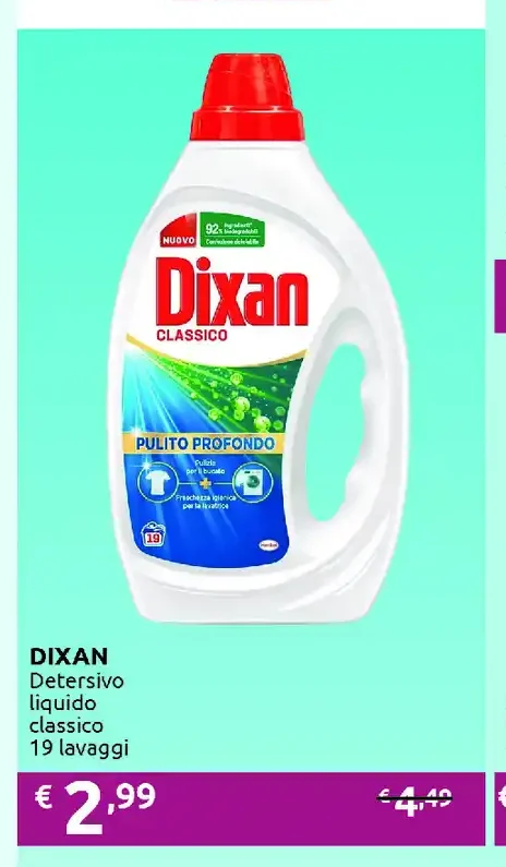Dixan detersivo liquido classico