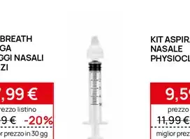 Easy Breath siringa lavaggi nasali 2 pezzi
