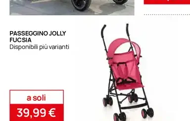 passeggino Jolly Fucsia
