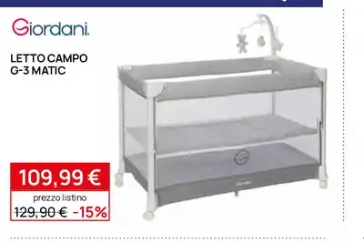 Lettino da campeggio G-3 Matic