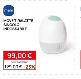 Move tiralatte singolo indossabile