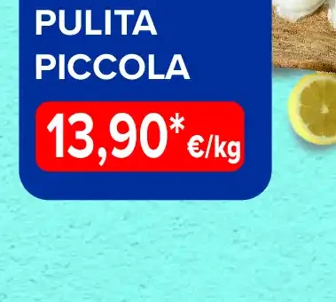 Seppia pulita piccola