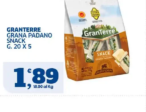 Grana Padano snack