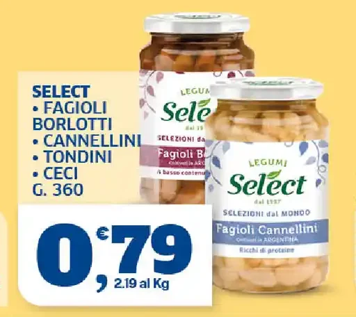 Fagioli borlotti cannellini tondini ceci