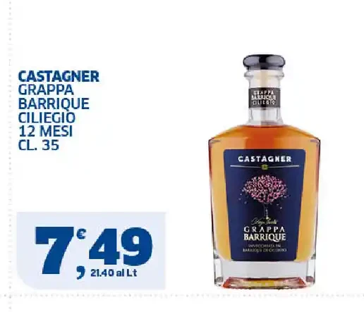 Grappa Barrique Ciliegio 12 mesi