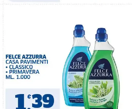 Detersivo casa pavimenti Felce Azzurra