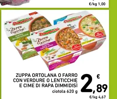 Zuppa orzo al farro con verdure