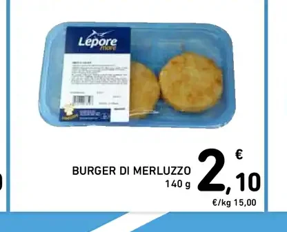 Burger di merluzzo