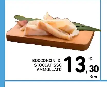 Bocconcini di stoccafisso ammollato