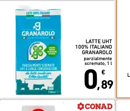 Latte UHT 100% italiano Granarolo