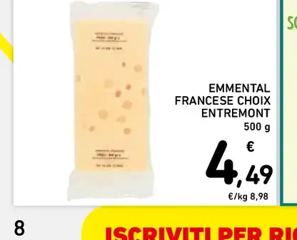 Emmental Francese Chuix Entremont