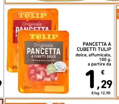 Pancetta a cubetti Tulip
