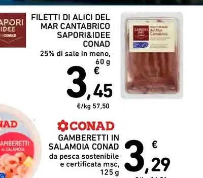Filetti di alici del Mar Cantabrico