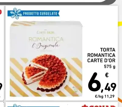 Torta romantica Carte d'Or