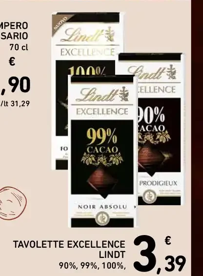 Tavolette Excellence Lindt