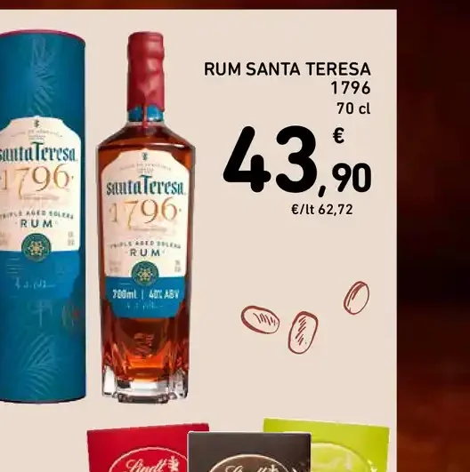Rum Santa Teresa 1796