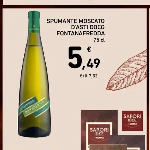 Spumante Moscato d'Asti DOCG Fontanafredda