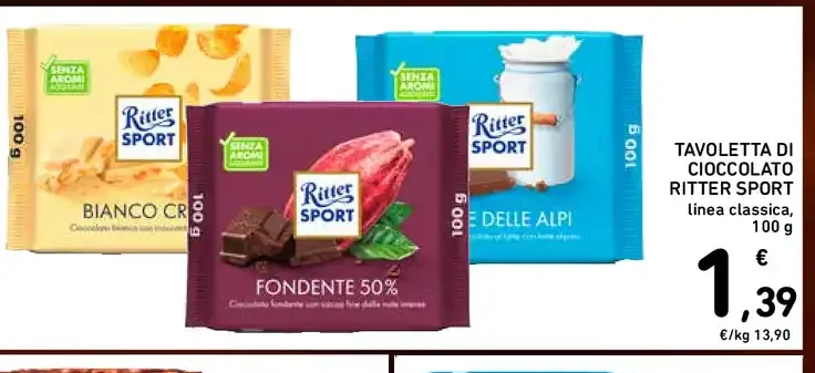 Tavoletta di cioccolato Ritter
