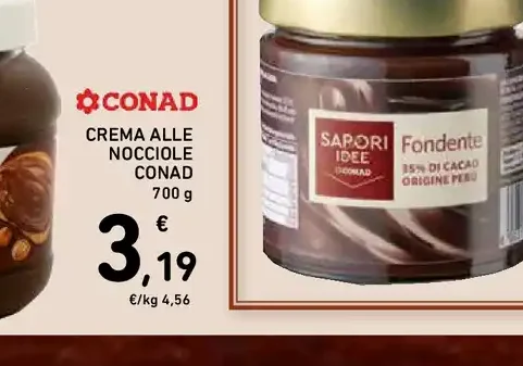 Crema alle nocciole Conad