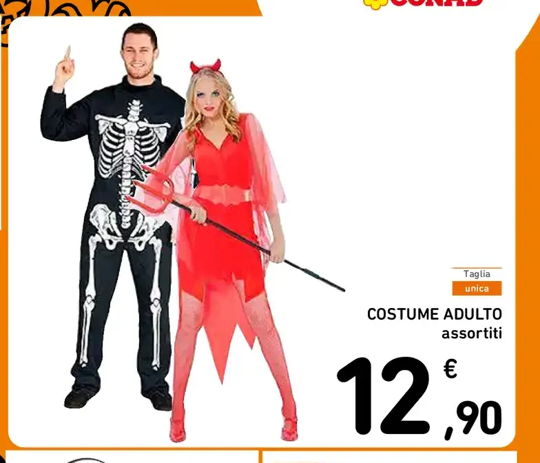 Costume adulto Halloween assortito