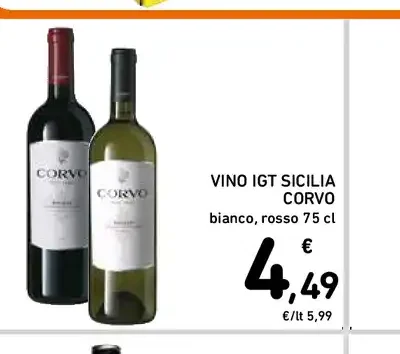 Vino IGT Sicilia Corvo
