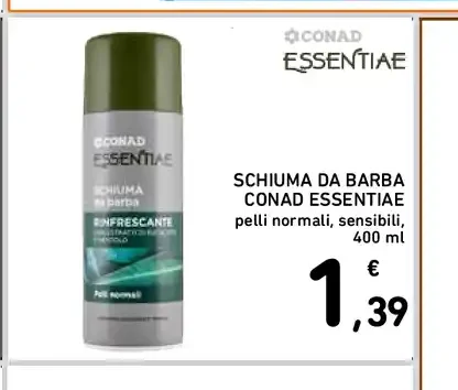 Schiuma da barba Conad Essentiae