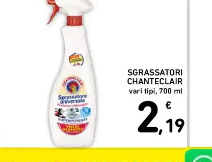 Sgrassatore Chanteclair