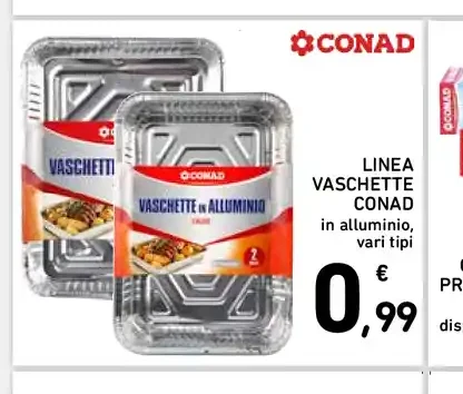 Linea vaschette Conad