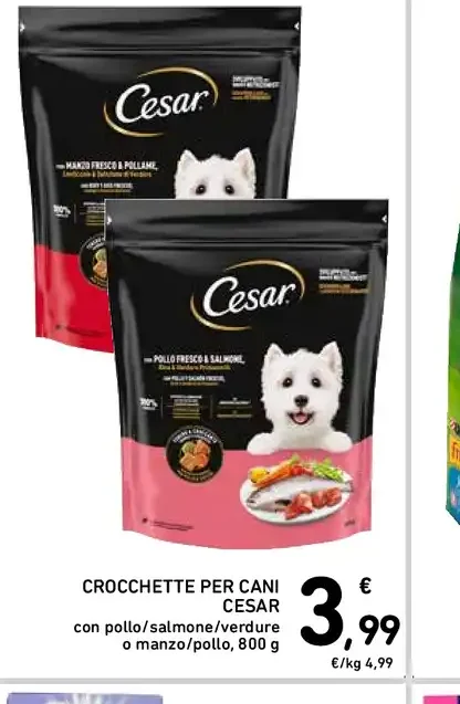 Crocchette per cani Cesar