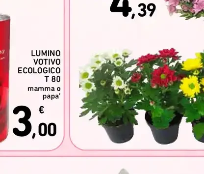 Lumino votivo ecologico