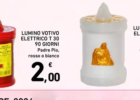 Lumino votivo elettrico