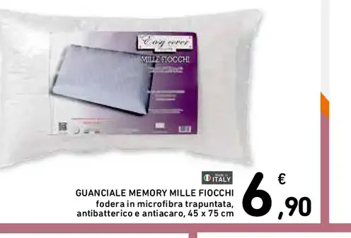 Guanciale memory mille fiocchi