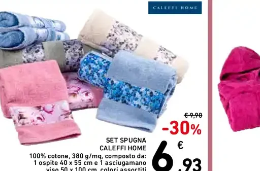 Set spugna Caleffi Home