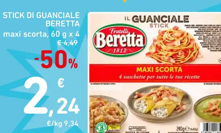 Stick di guanciale Beretta