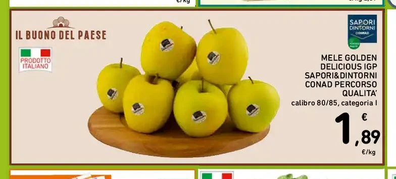 Mele Golden Delicious IGP