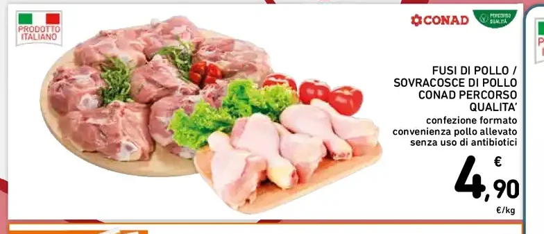 Fusi e sovracosce di pollo