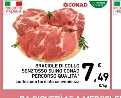 Braciole di collo di suino